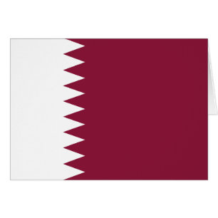 Cartão Sinalizador do Qatar