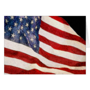 Cartão Sinalizador EUA