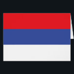 Cartão Sinalizador Republika Srpska<br><div class="desc">Bandeira Patriótica da República Srpska.</div>