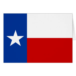 Cartão sinalizador texas