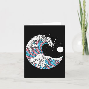 Cartão Sinalizador Transgender Pride Lgbtq Trans - Onda J