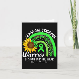 Cartão Sindroma Alfa Gal Sensibilização