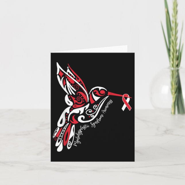 Cartão Síndrome Mielodisplásica Sensibilização para a (Frente)