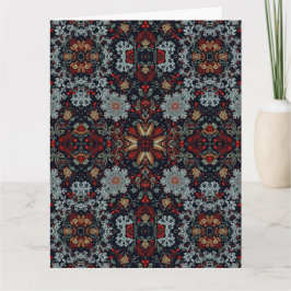 Cartão Sinfonia Encantadora de Flocos de Neve