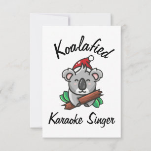 Cartão Singer Koalafied Karaoke