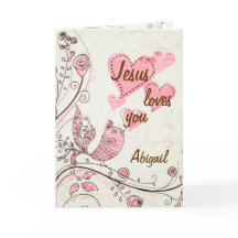 Singing Bird Customized Greeting Card