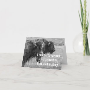 CARTÃO SINGING BUFFALO  ***HAPPY BIRTHDAY***