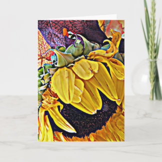 Cartão Single Sunflower