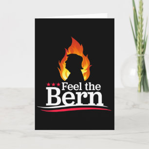 Cartão Sinta o Bern - Logotipo da Campanha de Fogo Flamej
