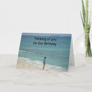 CARTÃO SINTO FALTA DO MEU GÊMEO NO NOSSO ANIVERSÁRIO