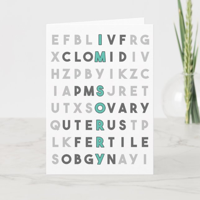 Cartão Sinto muito (turquesa) (Frente)