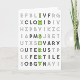 Cartão Sinto muito (verde)