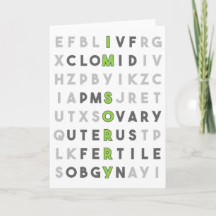 Cartão Sinto muito (verde)