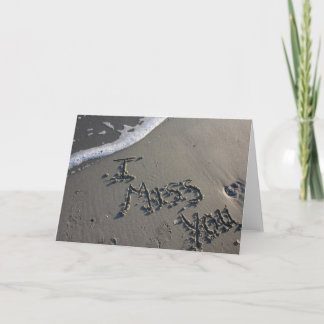 Cartão Sinto Sua Falta