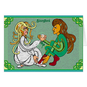 Cartão Síorghrá - Amor eterno em irlandês