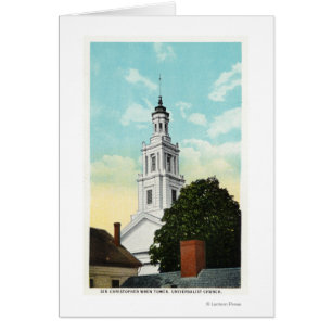 Cartão Sir Christopher Wren Tower View