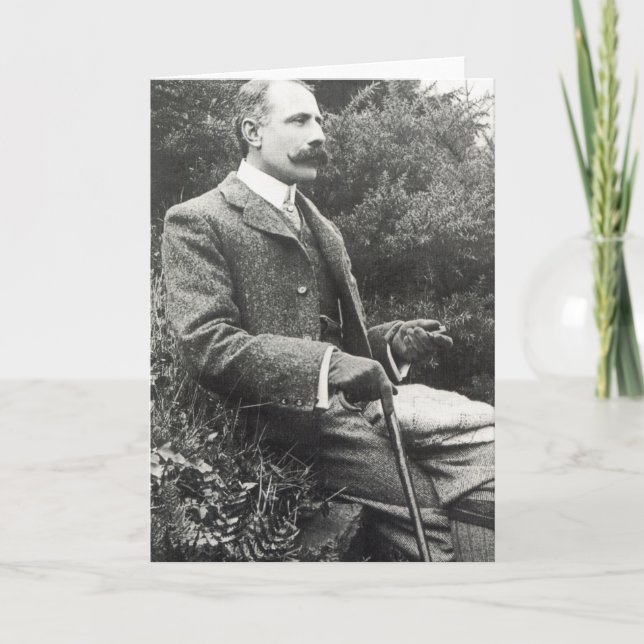 Cartão Sir Edward Elgar (Frente)