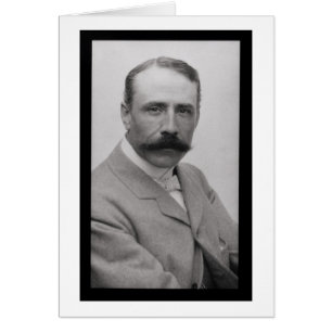 Cartão Sir Edward Elgar (1857-1934) (foto)