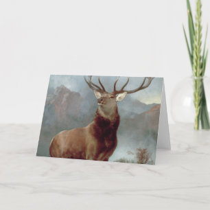 Cartão Sir Edwin Landseer   Monarca do Glen, 1851