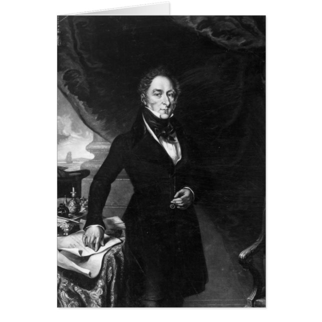 Cartão Sir George Staunton, 1839 (Frente)