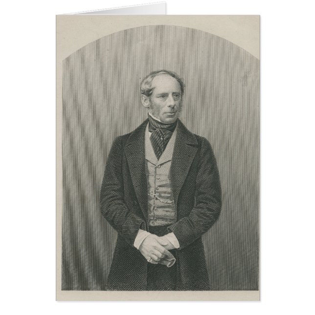 Cartão Sir John Somerset Pakington (Frente)