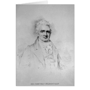 Cartão Sir John Thomas Stanley Bart