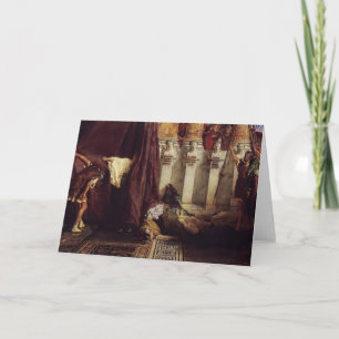 Cartão Sir Lawrence Tadema: Ave Caesar! Io Saturnalia!