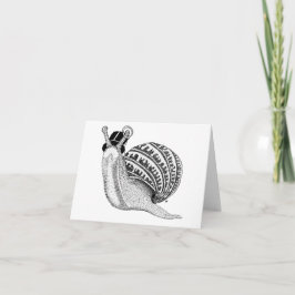 Cartão Sir Peter the Snail