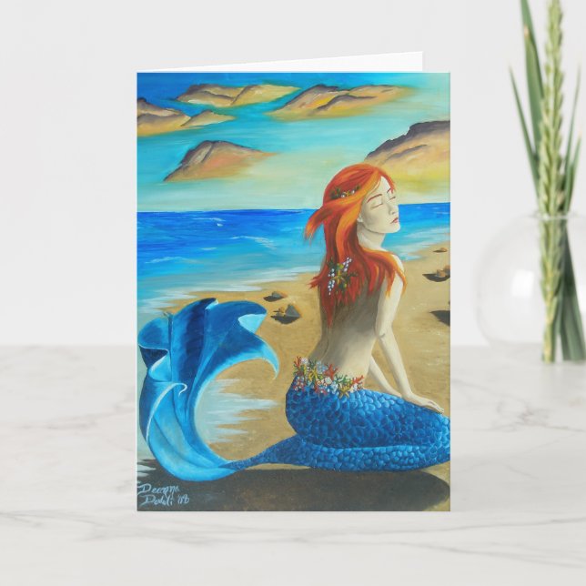 Cartão Siren - Blank Greeting Card (Frente)