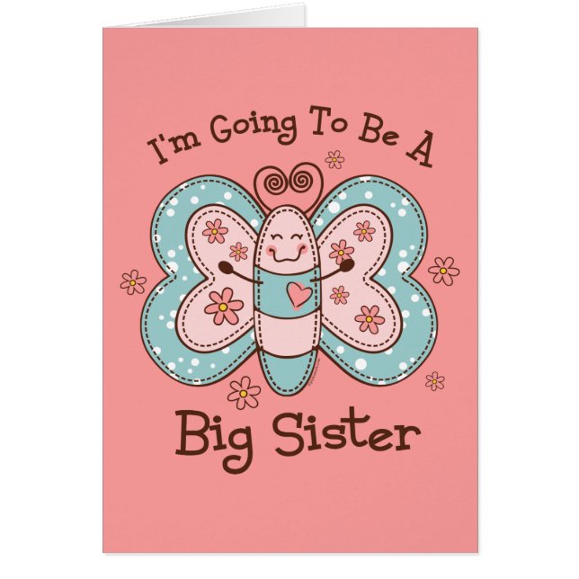 Cartão Sis grande futuro de Butterly (Frente)