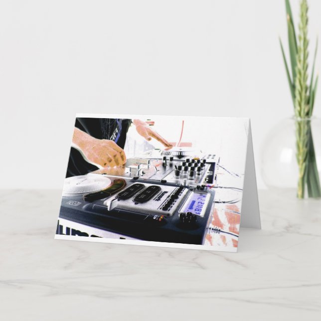 Cartão Sistema de DJ (Frente)