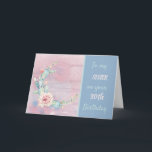 Cartão Sister aniversário de 30 anos Watercolor Cactus<br><div class="desc">Escolha entre uma adorável variedade de designs de cacto de aquarela nestas placas de saudação de ocasião especial</div>