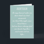 CARTÃO SISTER BIRTHDAY CARD<br><div class="desc">CUSTOMIZE FRONT INSIDE AND BACK</div>