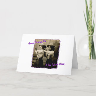 Cartão Sister Note Card