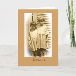 Cartão Sisters Greeting Card