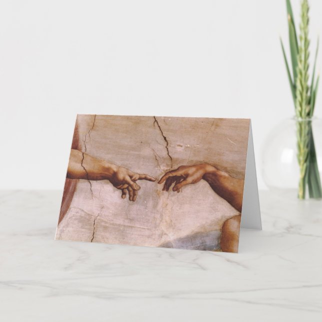 Cartão Sistine Chapel Ceiling (Frente)