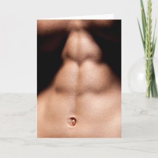 Cartão Six of the Best Hot Guy Greetings Card