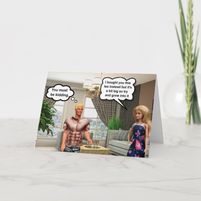 Cartão Six pack tee! (Frente)