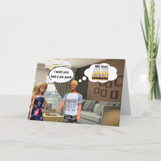 Cartão Six pack tee! (Frente)