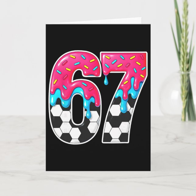 Cartão Six Seven Soccer Drip _1  (Frente)