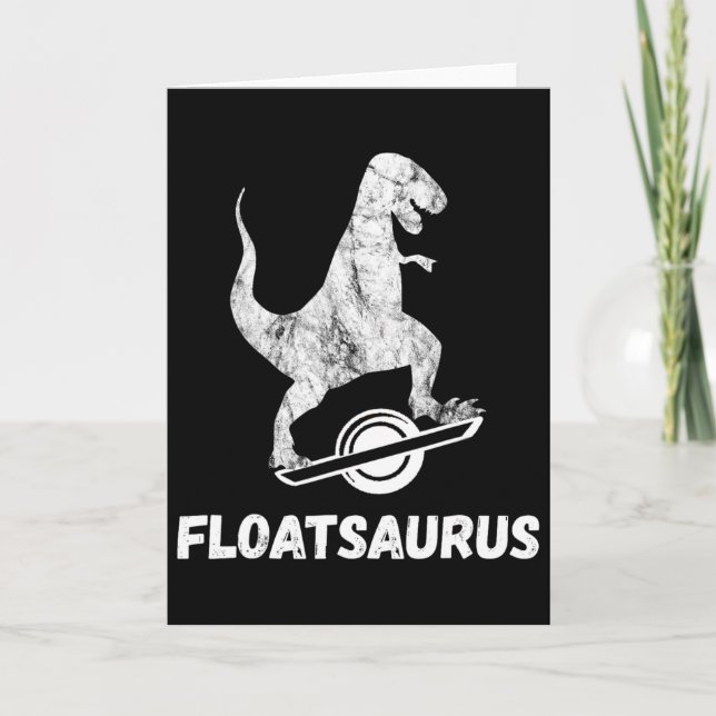 Cartão Skate Elétrico Float T-rex Saurus Uma Roda V (Frente)