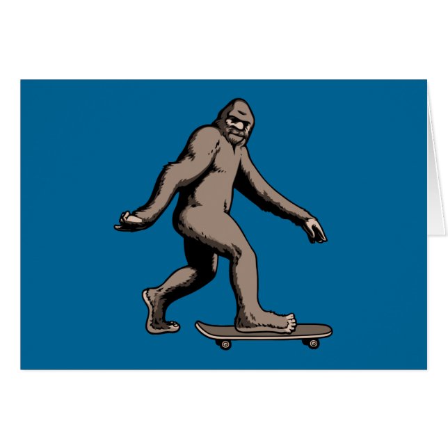 Cartão Skate Squatch (Frente Horizontal)