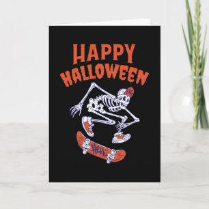 Cartão Skateboard Halloween