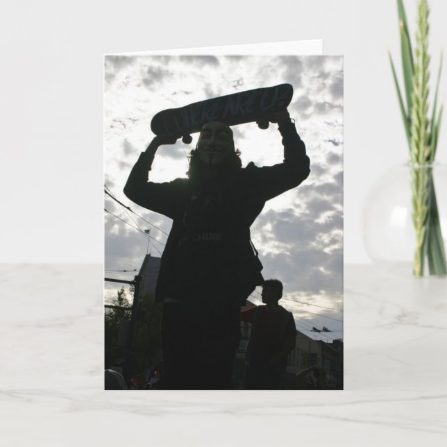 Cartão Skateboard King greeting card (Frente)