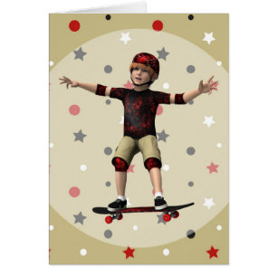 Cartão Skateboarder