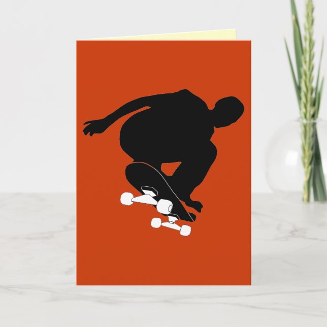 Cartão skateboarding card (Frente)