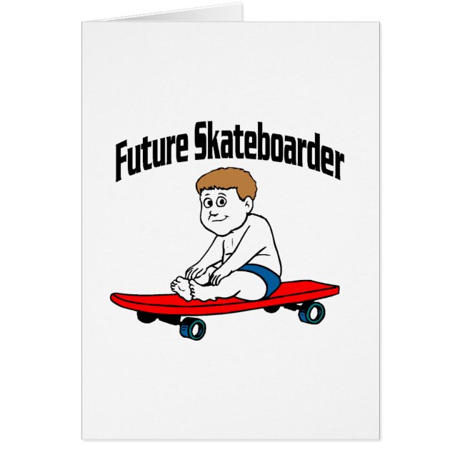 Cartão Skater futuro (Frente)