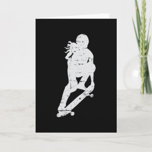 Cartão Skater Girl Skateboard Sk8 Skating Skate Idea