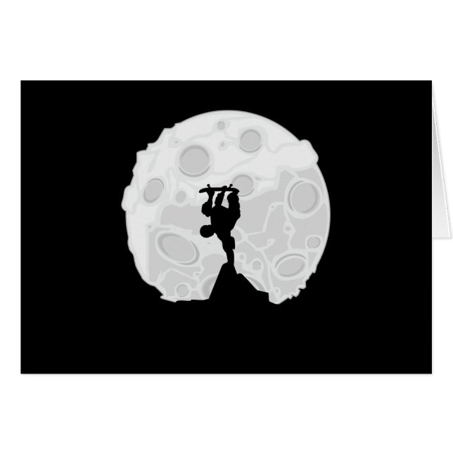 Cartão Skater Moon (Frente Horizontal)