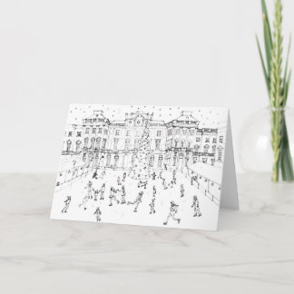 Cartão Skating at Somerset House